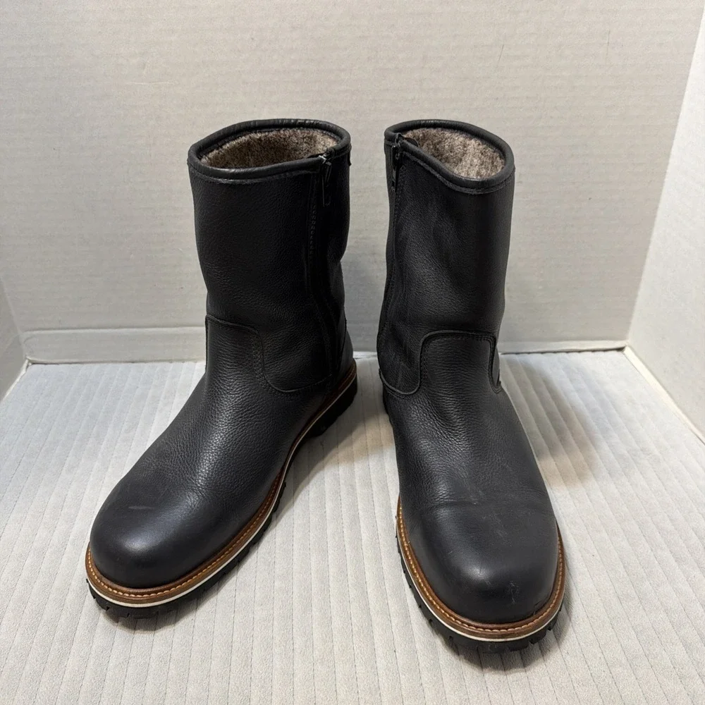 Samuel Hubbard Men's Lodge Leather Gore-Tex Shearling Lined Boot Size 12